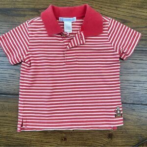 Janie and Jack World Traveler Striped Polo Shirt